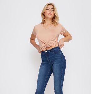 SOLD/High Waisted Skinny Jeans - Jeggings